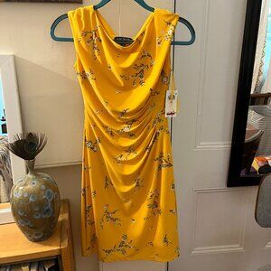 Lauren Ralph Lauren Floral Marigold Sheath Dress